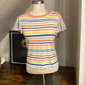 Alice + Olivia Striped Blouse M